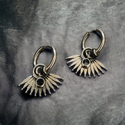Egyptian caper earrings