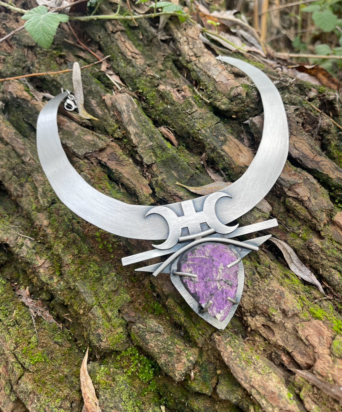 Purple sunset choker