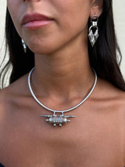 Nefertiti snake choker