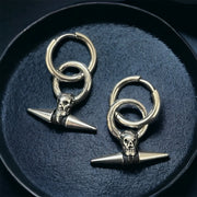 Cleo skull earrings