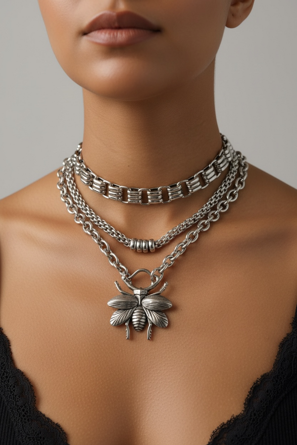 Bee set necklaces