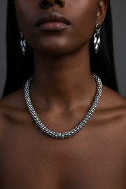 Snake necklace L