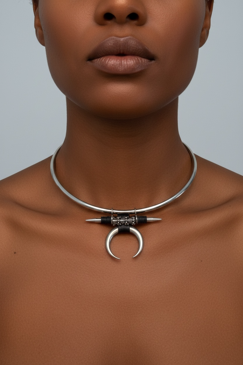 Dark luna choker