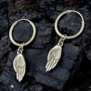 Witch hand earrings