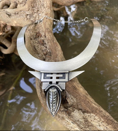 Egyptian bones choker